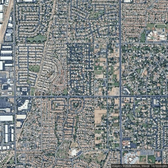 Satellite view of the 85284 service area
